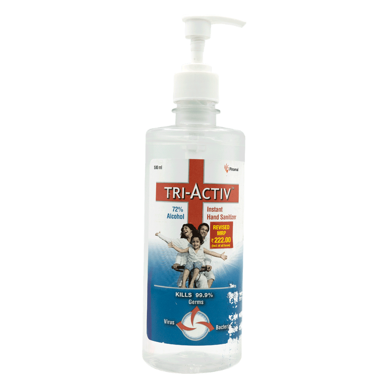 Tri-Activ 72% Alcohol Based Instant Hand Sanitizer 