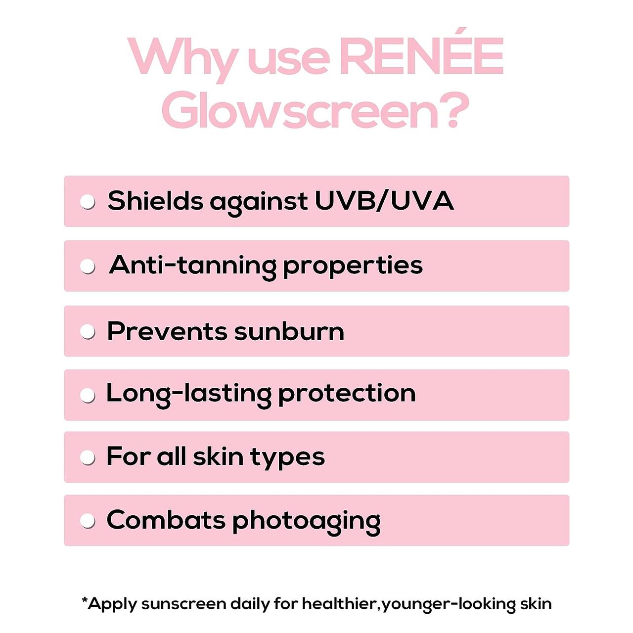 Renee Glowscreen SPF 50 Sunscreen Spray