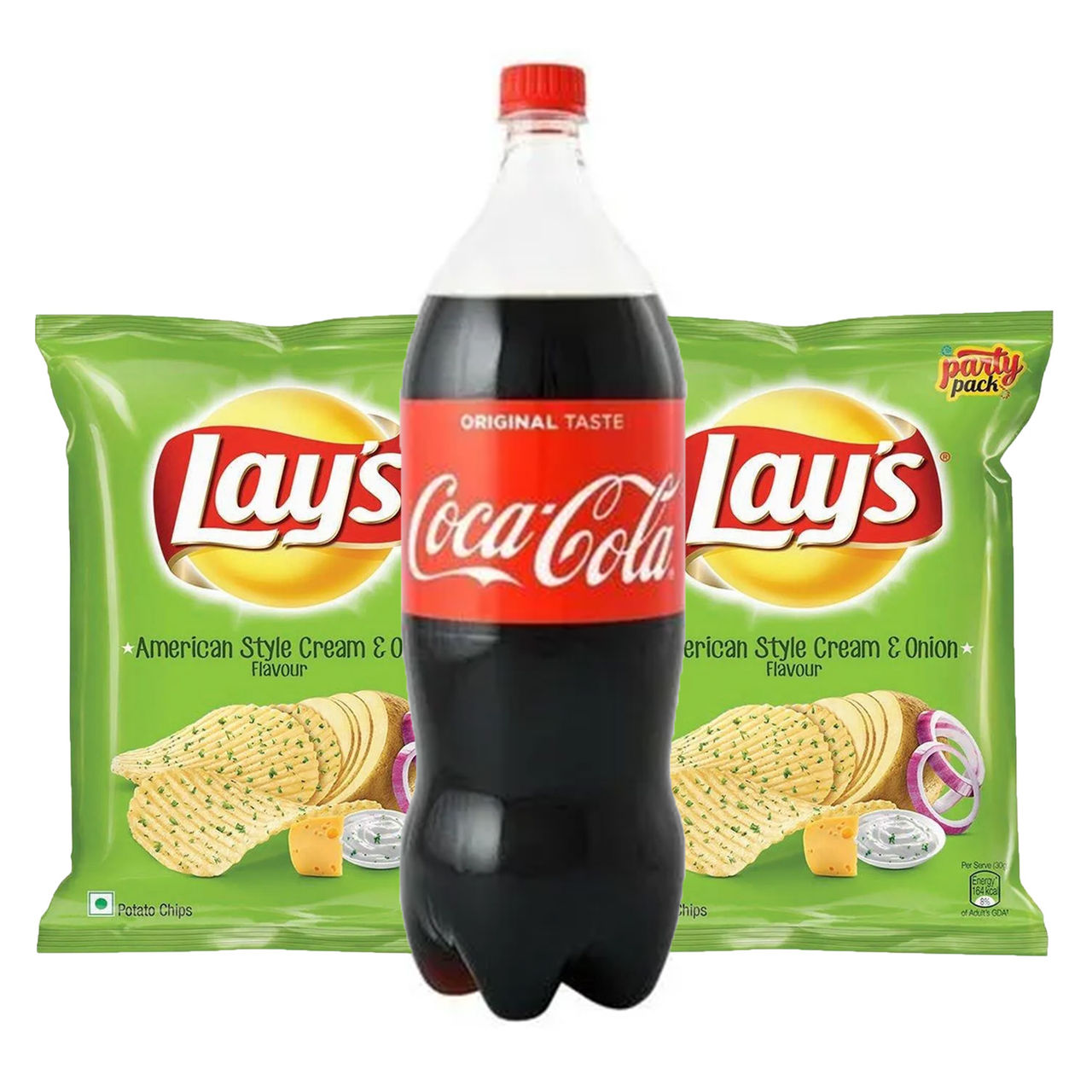 Coke(2.25L) & Lay's Chips(104g) Combo