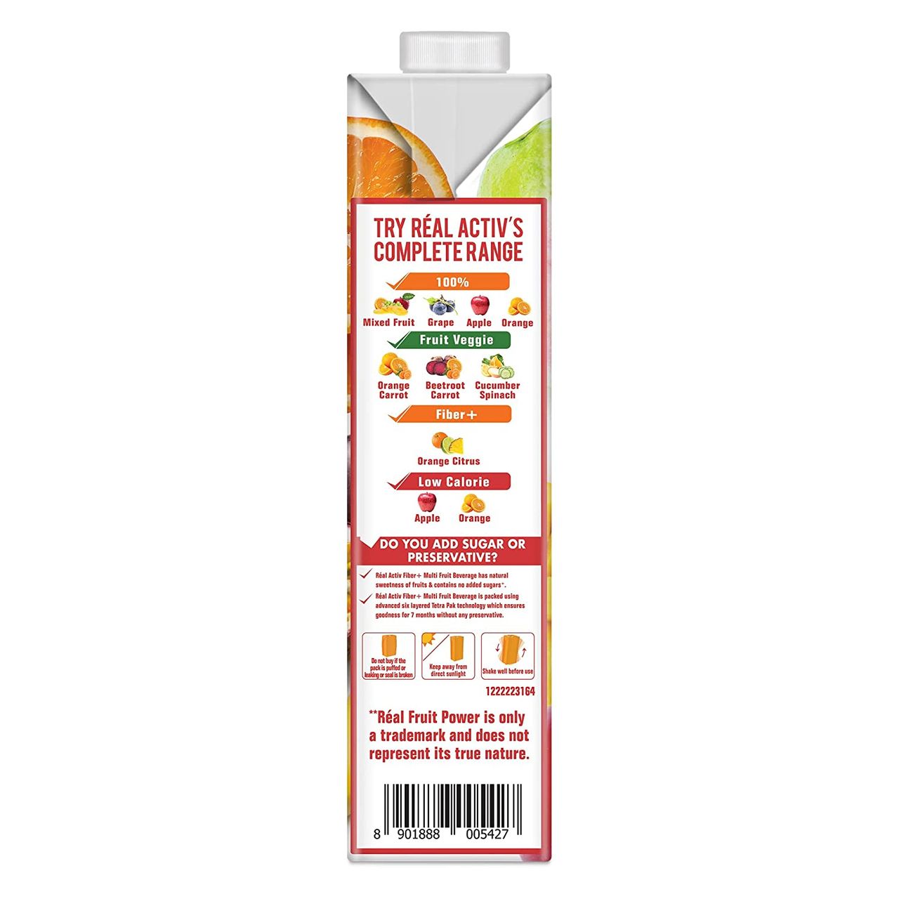 Real Fiber + Mixed Fruit Mixed Juice