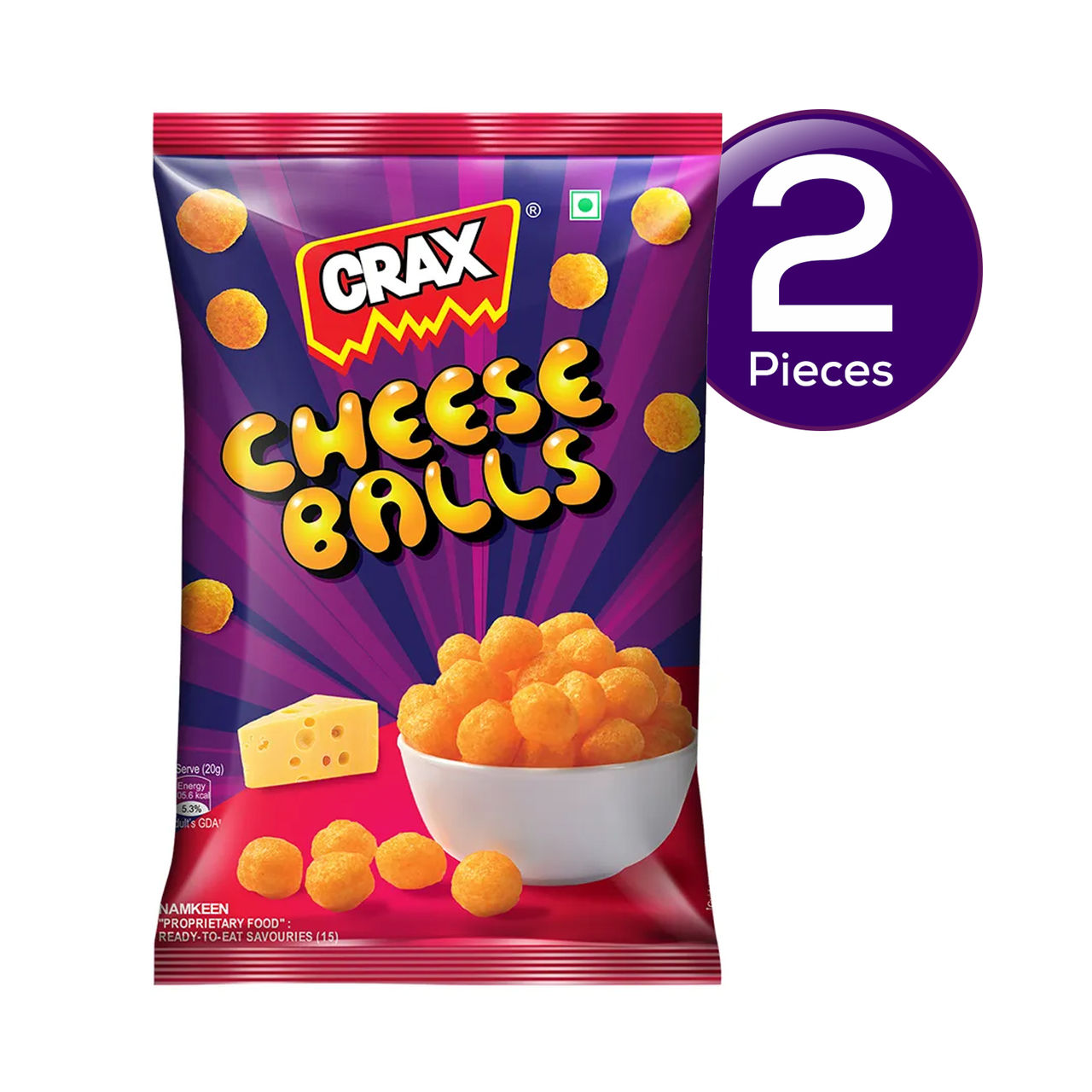 Crax Cheese Balls Puffs 54 g Combo