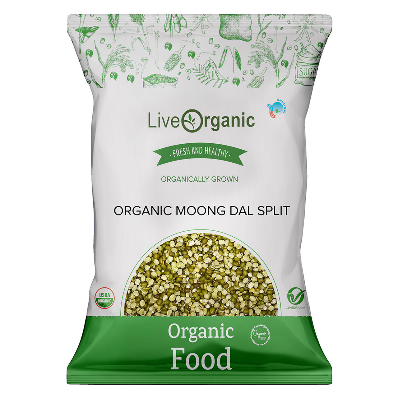 Live Organic Moong split