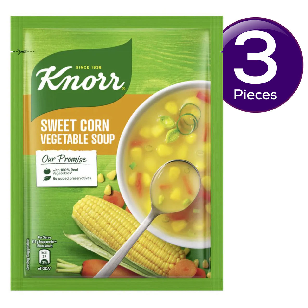 Knorr Classic Vegetable Soup - Sweet Corn 42 g Combo