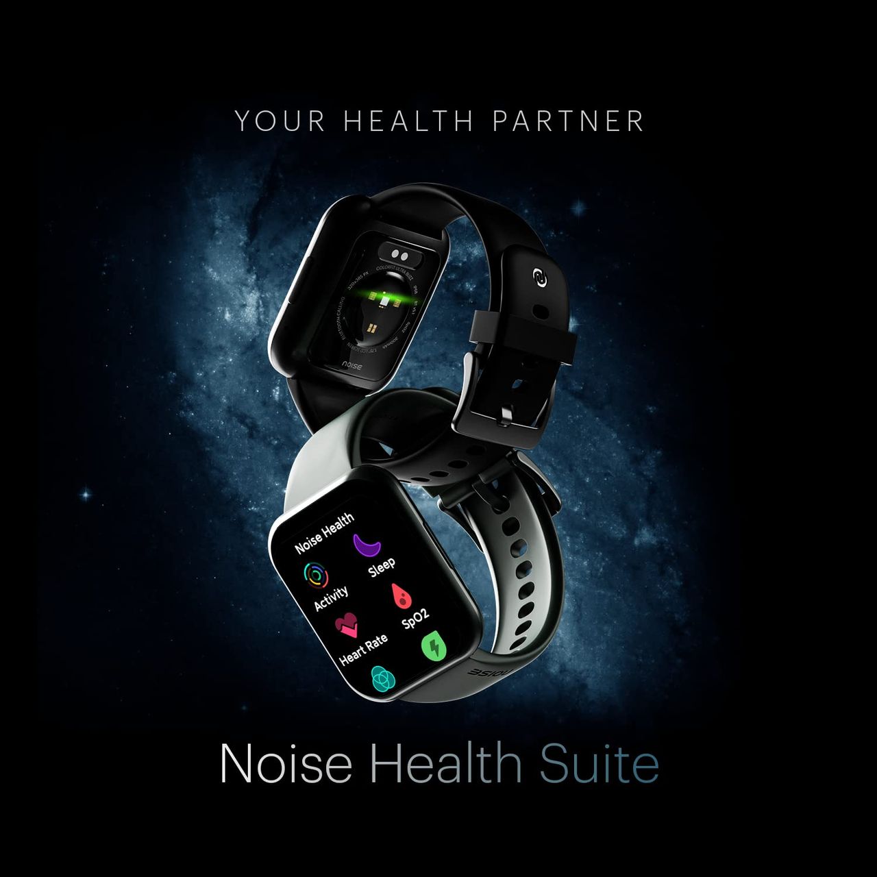 Noise ColorFit Ultra Buzz Smartwatch with Bluetooth Calling | 1.75" HD Display | 100+ Sports Mode - Charcoal Black