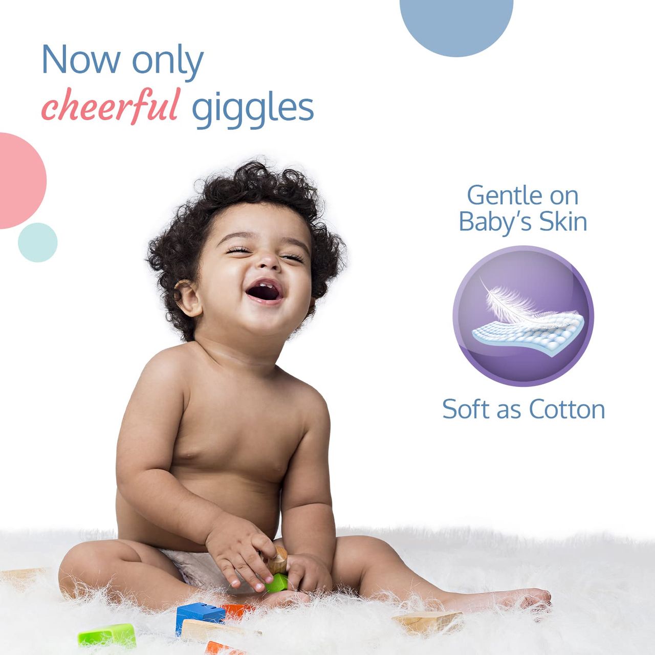 LuvLap Pant Style Diaper For Kids | White | L (9 - 14 kg)