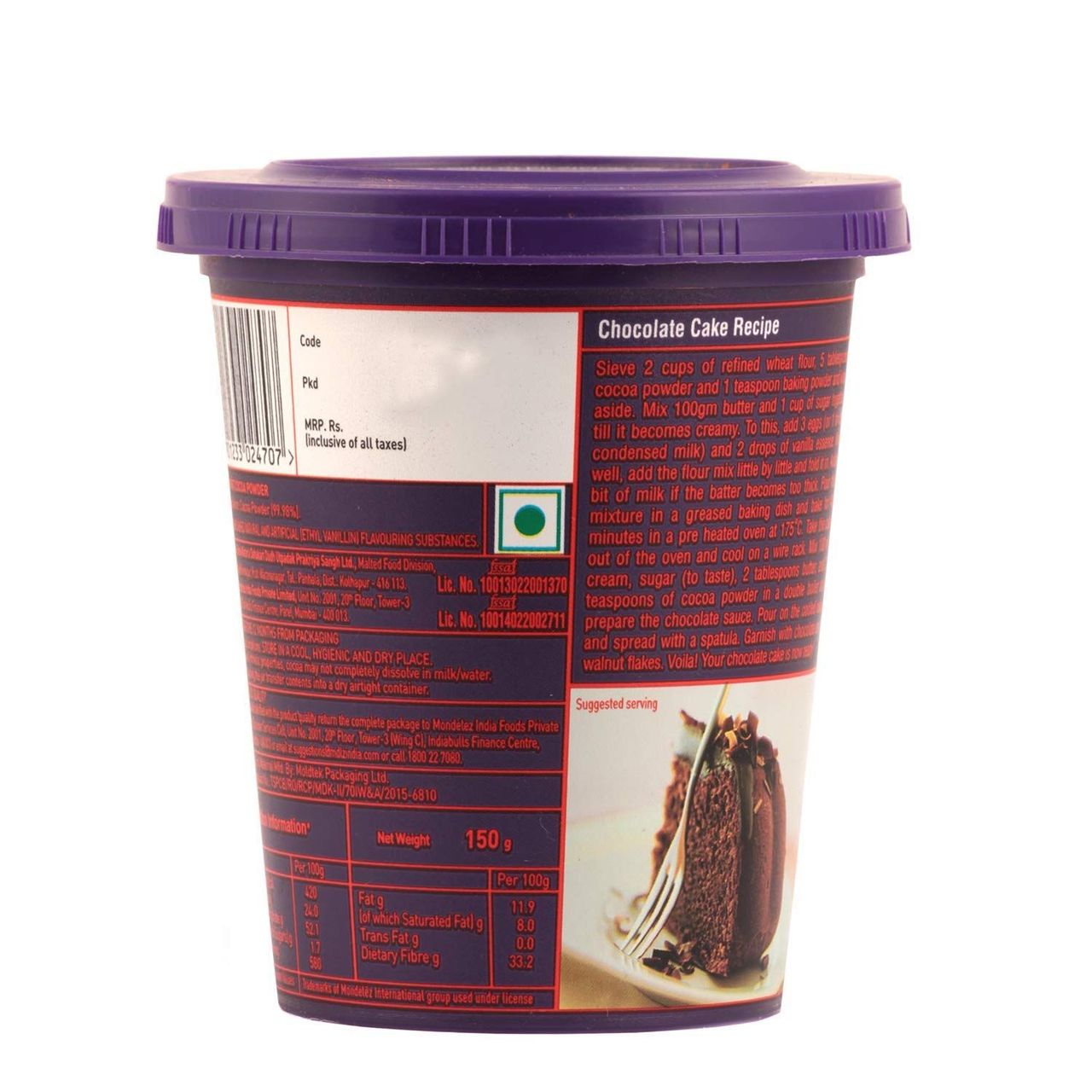 Cadbury Bournvita Cocoa Powder Mix 150 g Combo