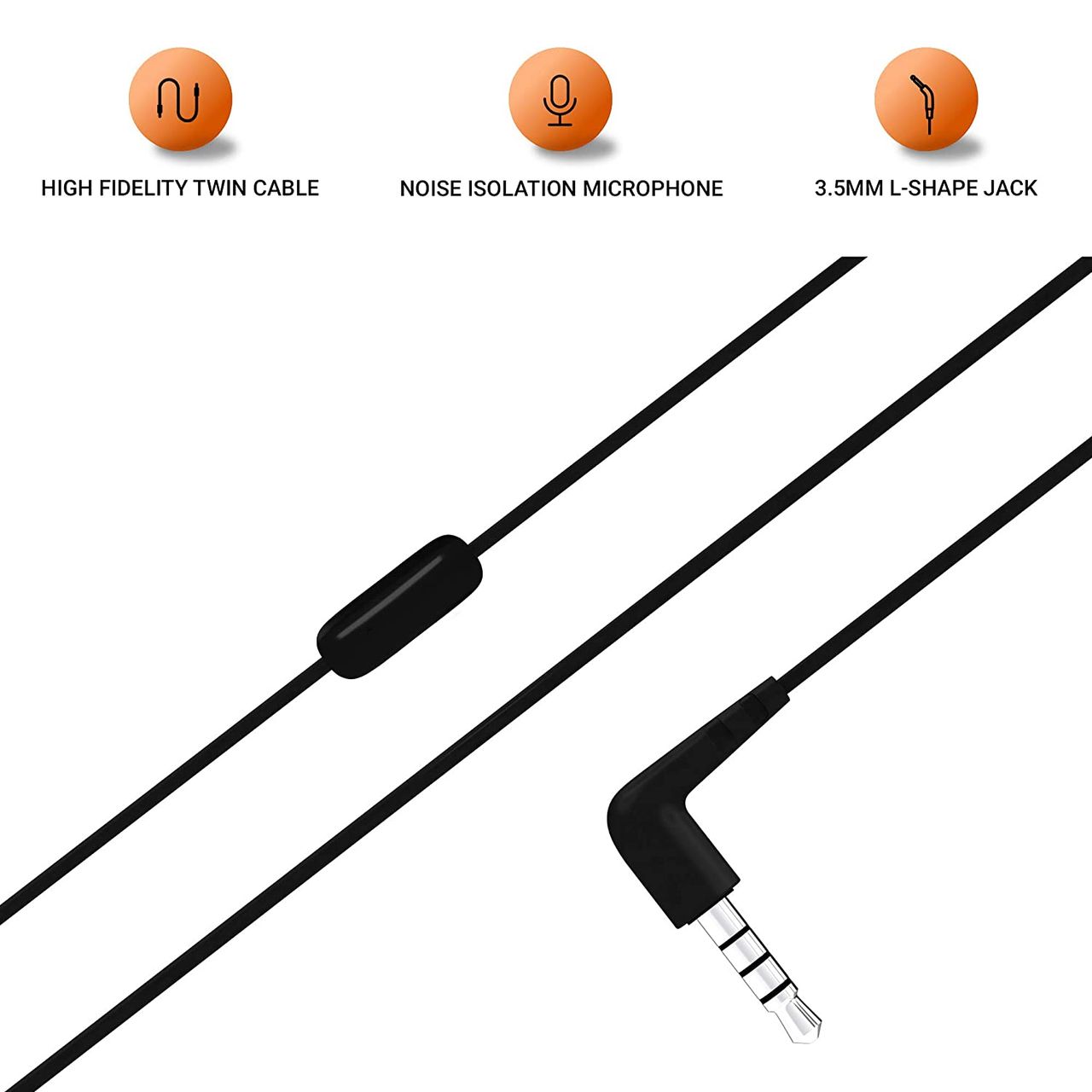 JBL C50Hi Wired Earphones