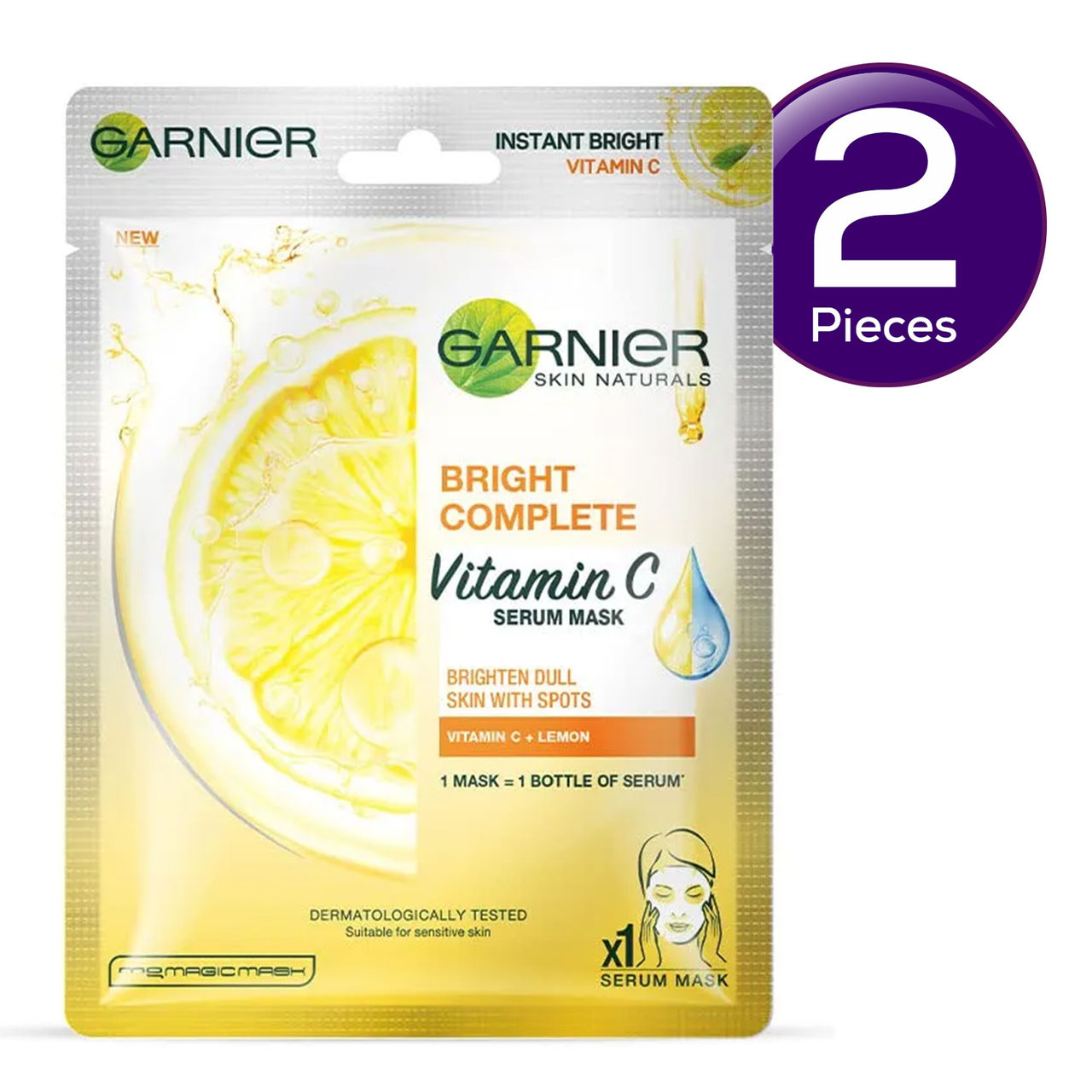 Garnier Bright Complete Mask 28 g Combo