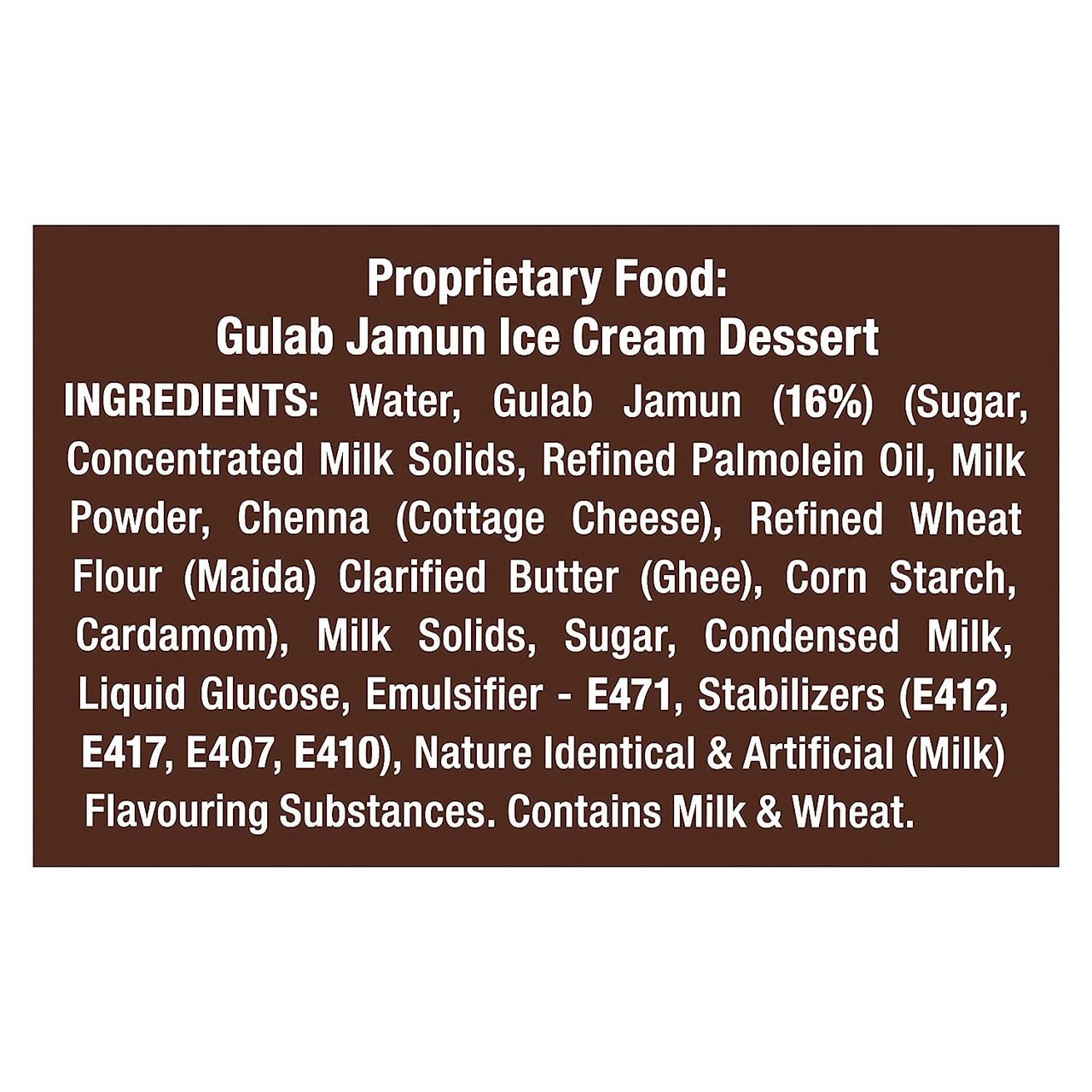 Kwality Walls Gulab Jamun Ice Cream Tub