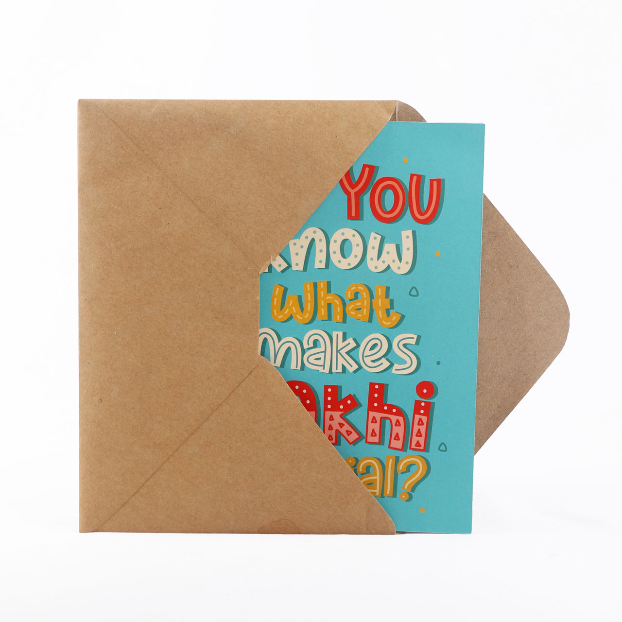 Oye Happy Rakhi Mirror Card