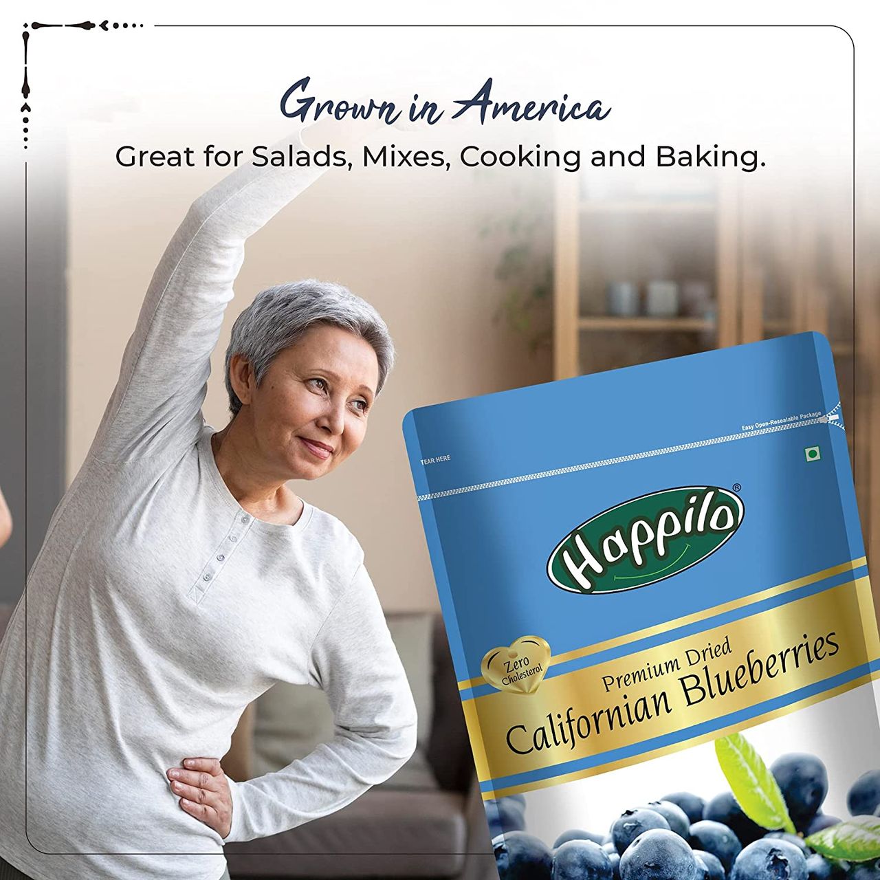 Happilo Premium Dried Californian Blueberries 150 g Combo