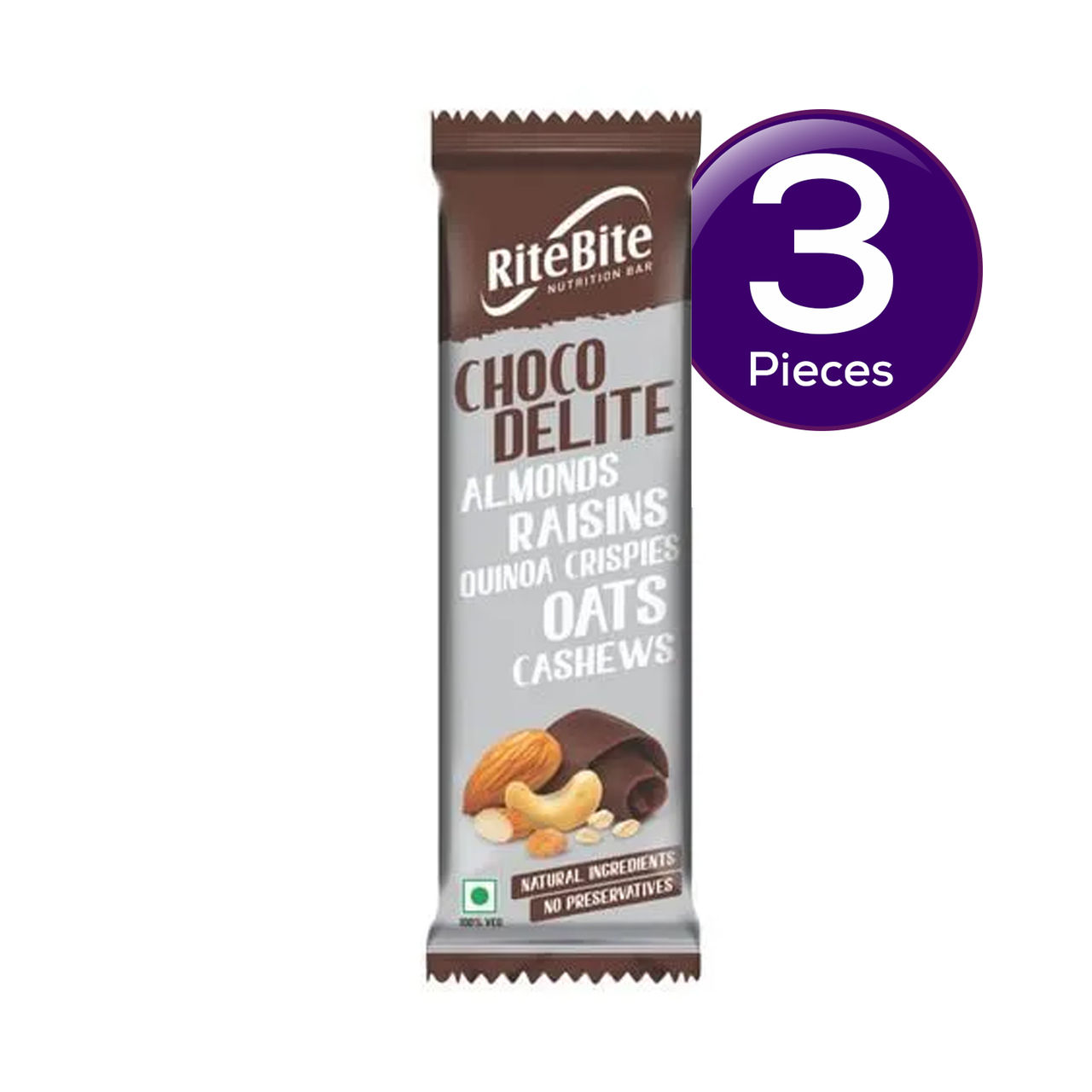 RiteBite Choco Delight 4g Protein Energy Bar 40 g Combo