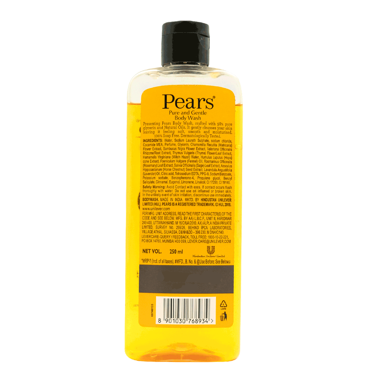 Pears Pure & Gentle Shower Gel 250 ml Combo