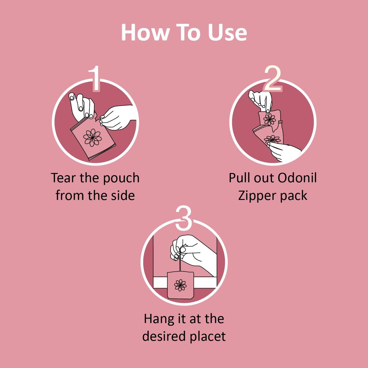 Odonil Nature Zipper Mix Air Freshener
