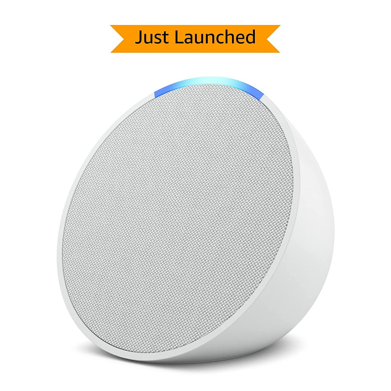 Amazon Echo Pop White | Smart speaker with Alexa and Bluetooth