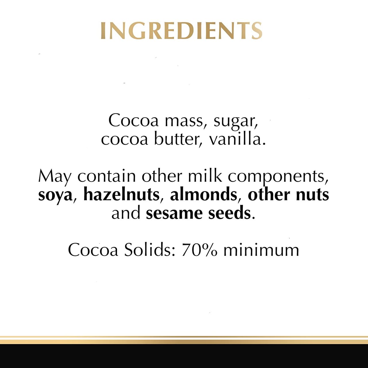Lindt Excellence 70 % Cocoa Dark Chocolate