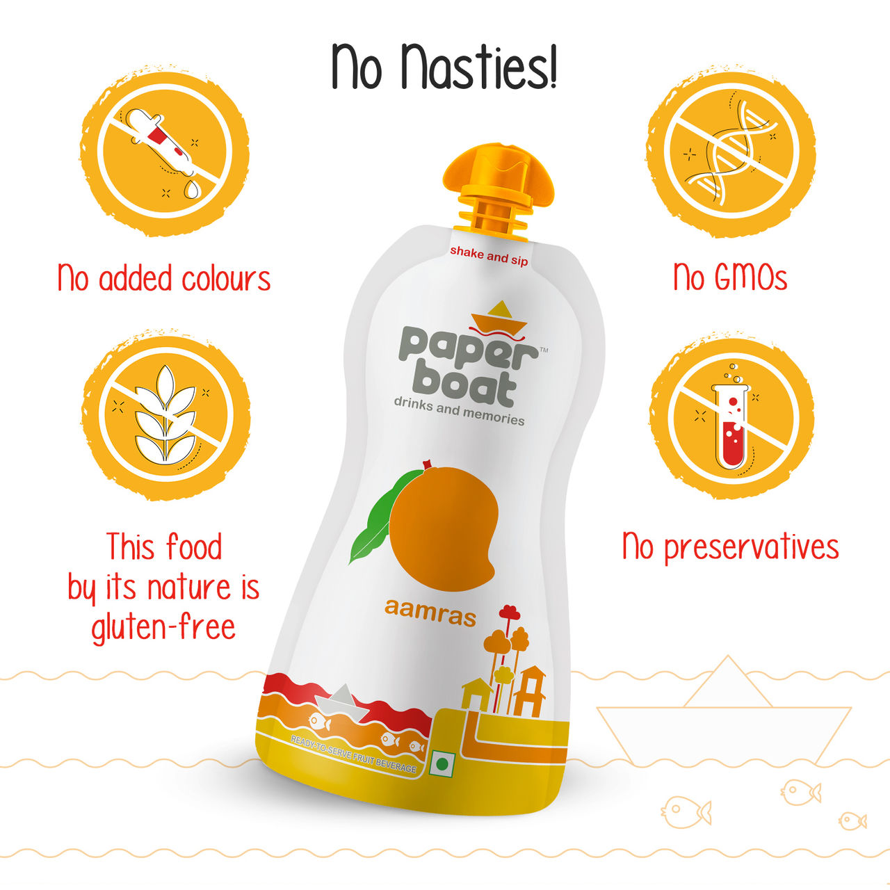 Paper Boat Aamras Drink 200 ml Combo