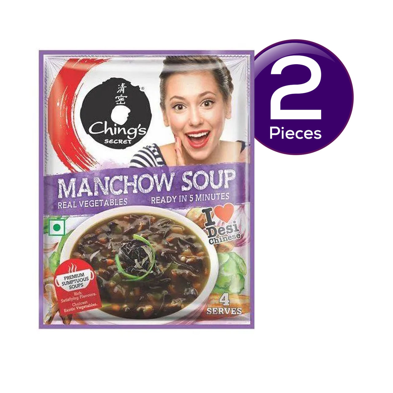 Ching's Secret Manchow Soup 55 g Combo