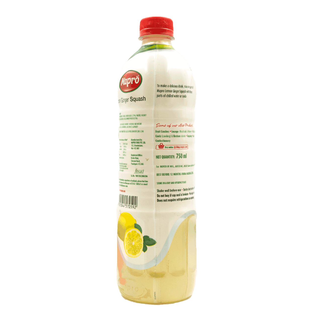 Mapro Lemon Ginger Squash