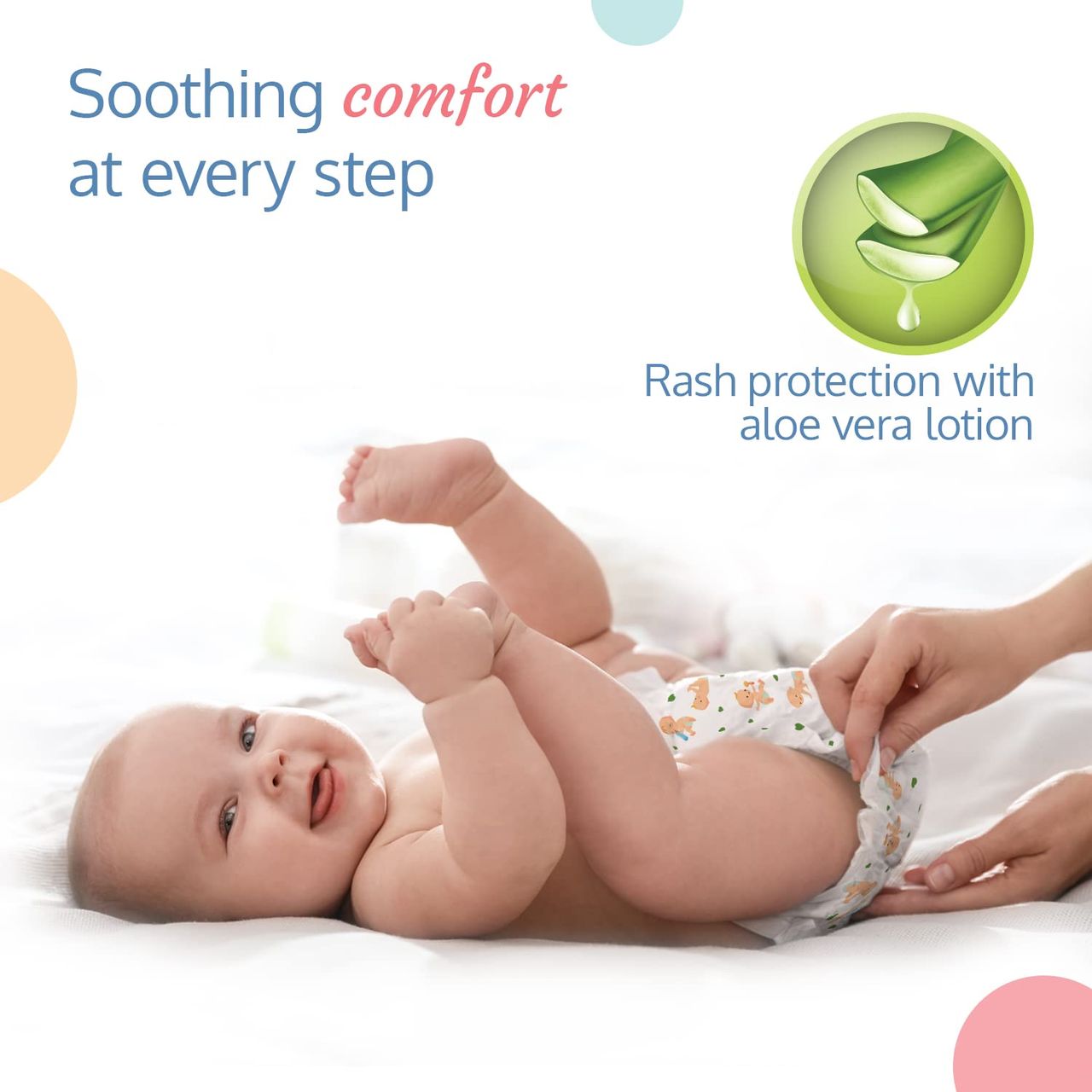 LuvLap Pant Style Diaper For Kids | White | L (9 - 14 kg)