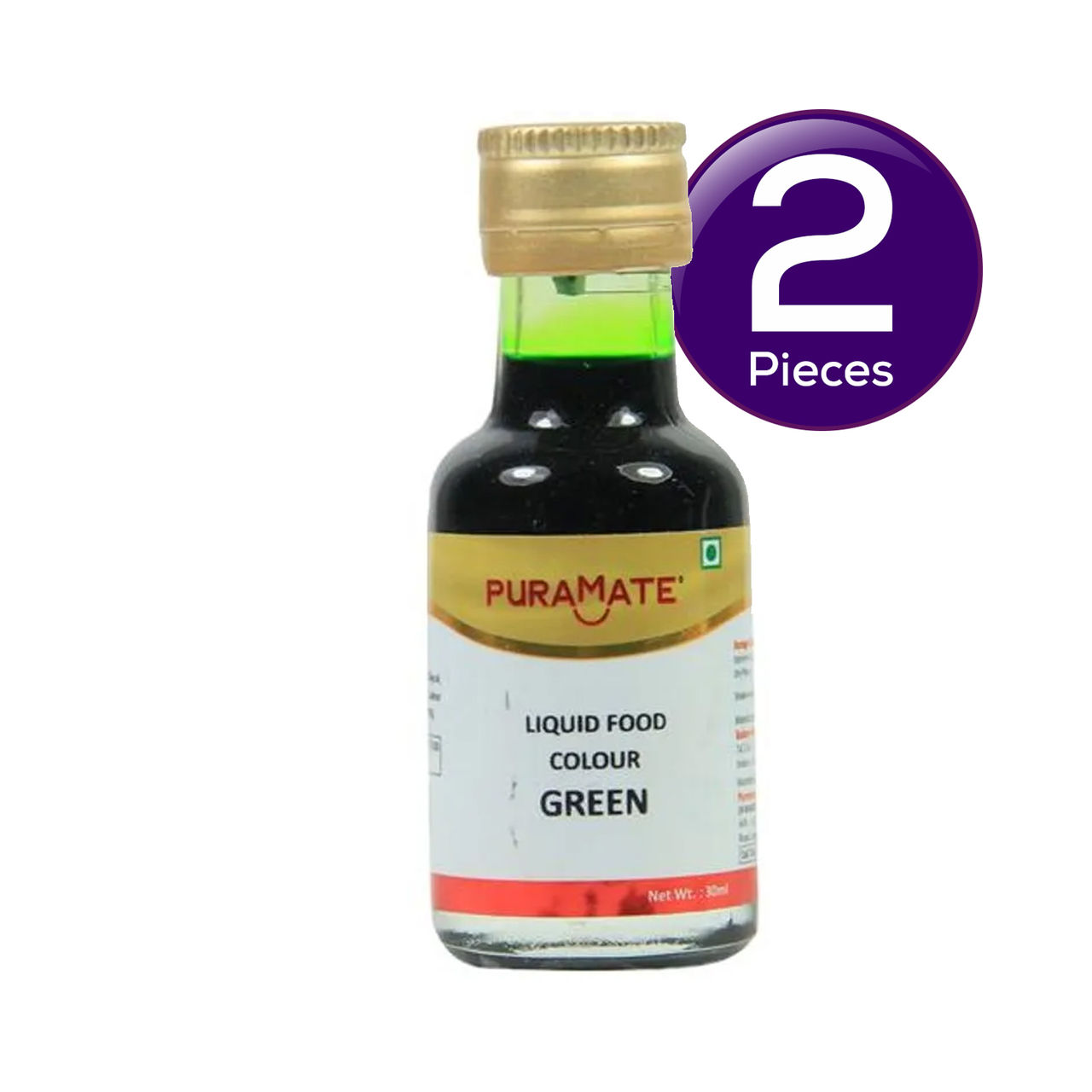 Puramate Liquid Food Colour- Green 30 ml Combo