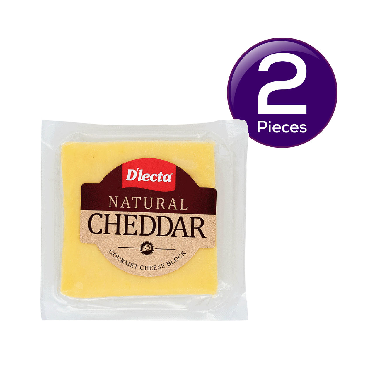 D'lecta Natural Cheddar Cheese Slices 200 g Combo