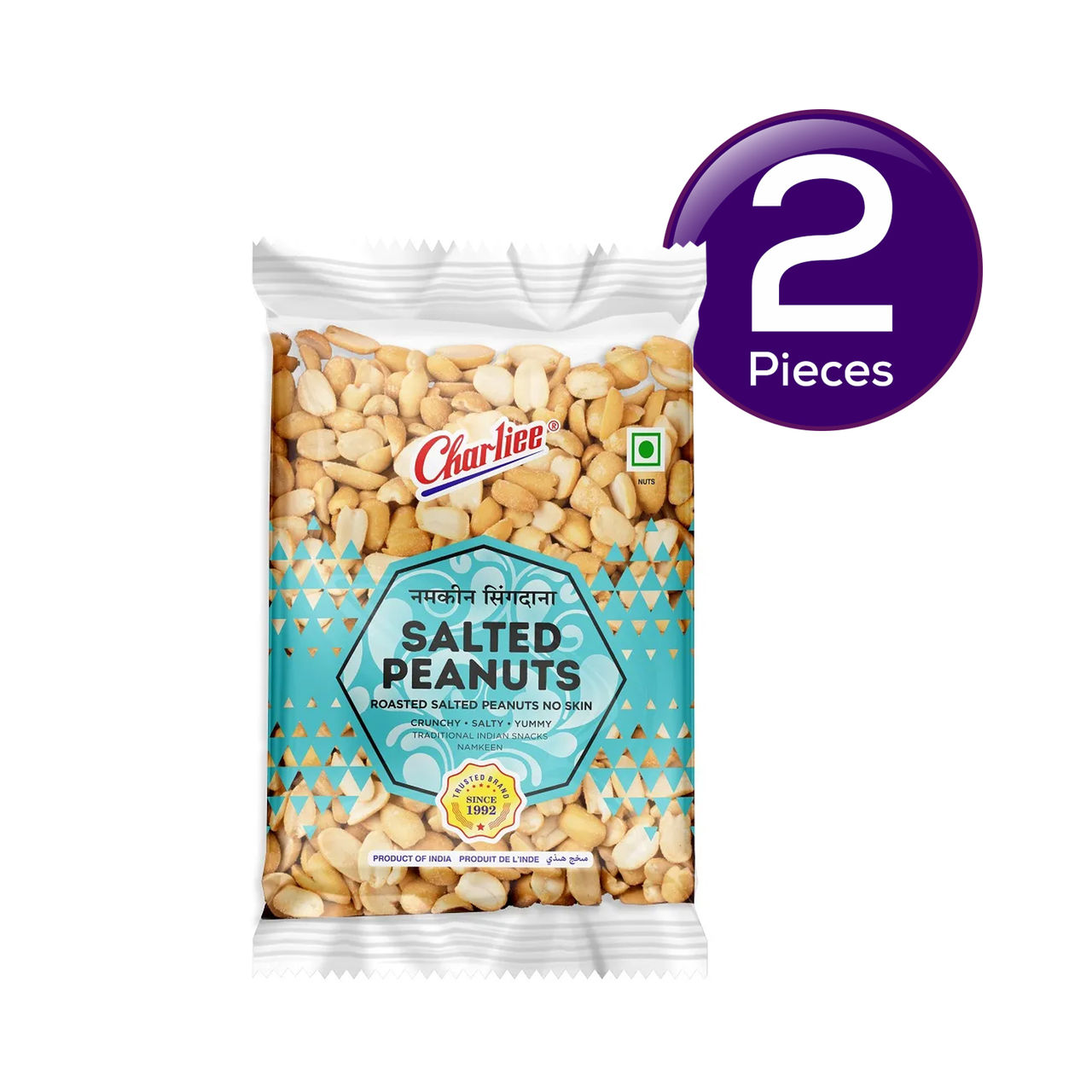 Charliee Salted Peanuts 185 g Combo