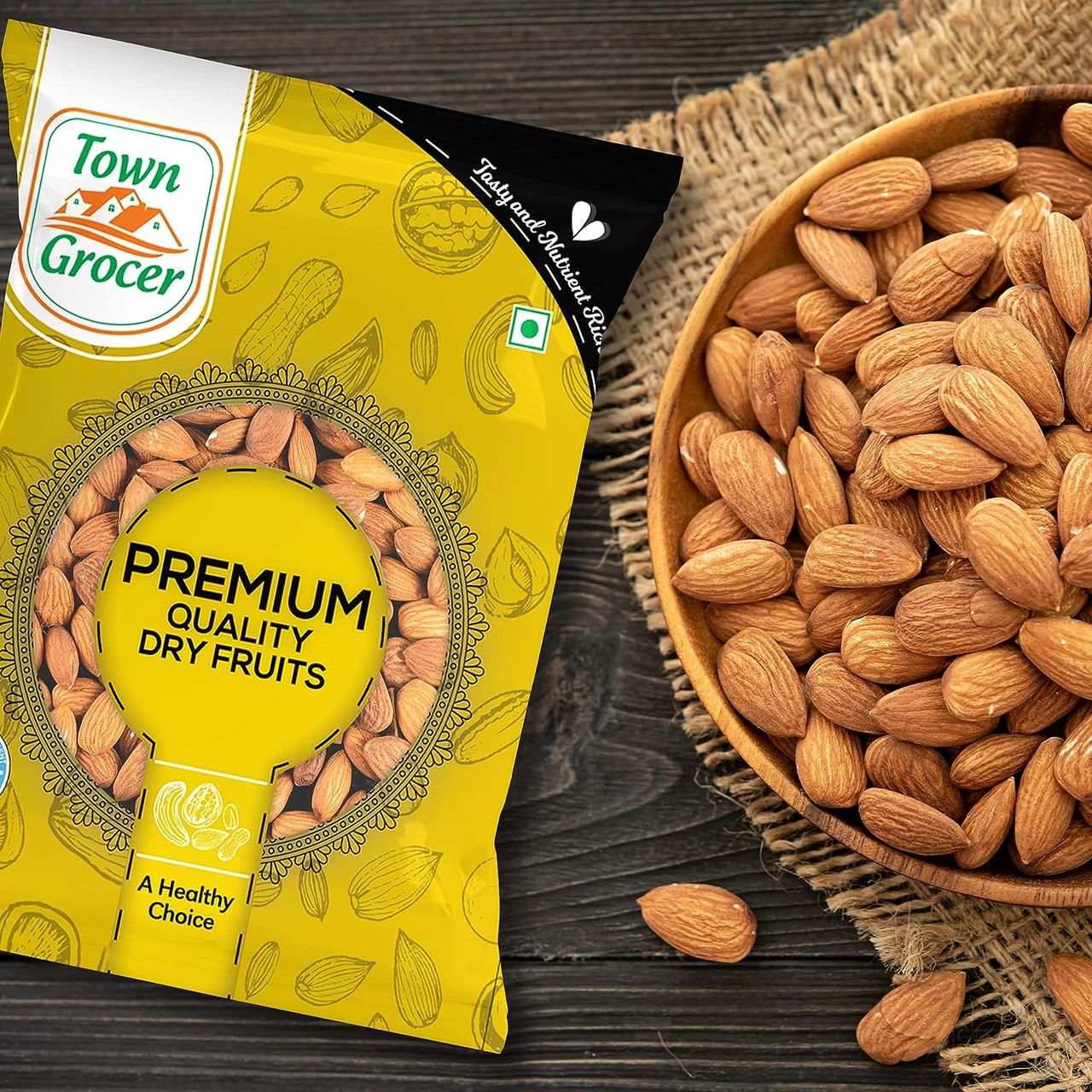 Town Grocer Independent Almonds (Value Pack)