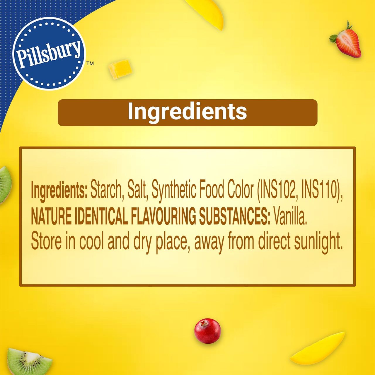 Pillsbury Vanilla Custard Powder 100 g Combo
