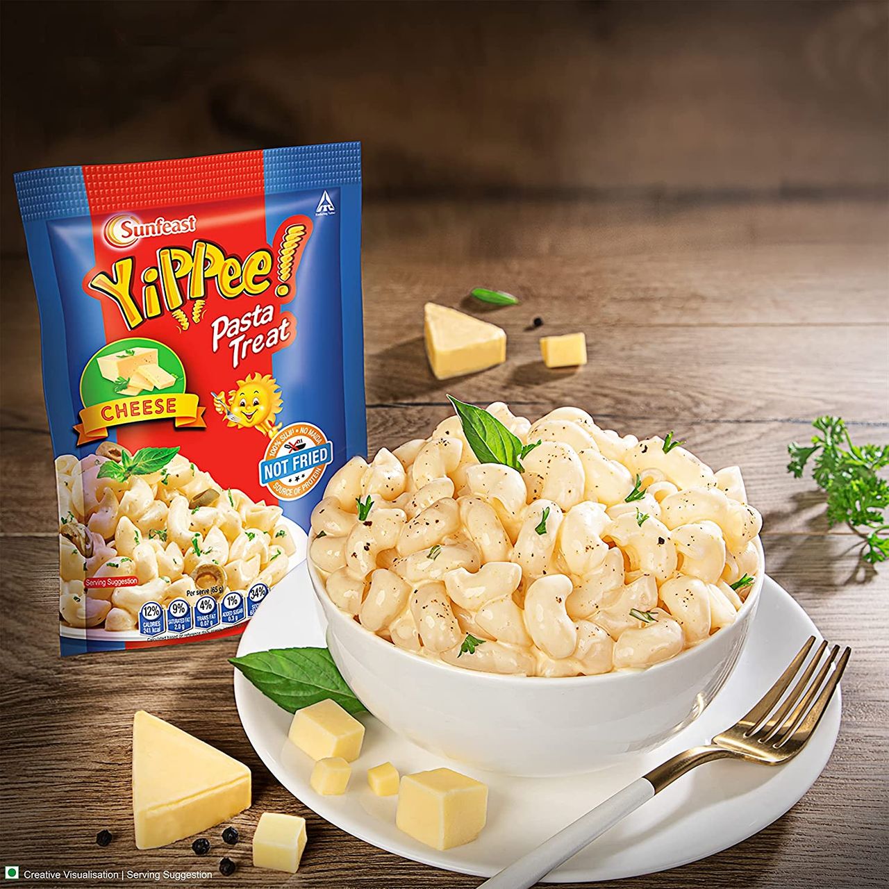 Yippee! Instant Pasta - Cheese 65 g Combo