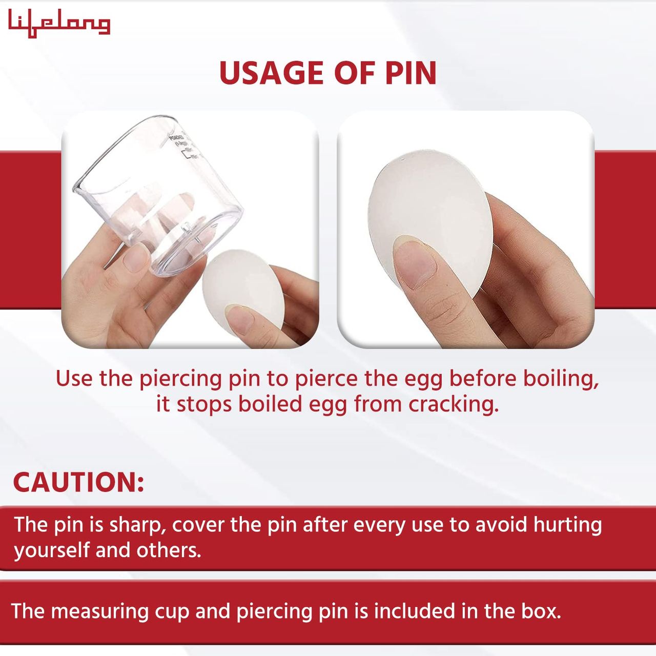 Lifelong Egg Boiler 360-Watt (Transparent And Silver Grey)(1pc) & Relish White Eggs(10pc) Combo