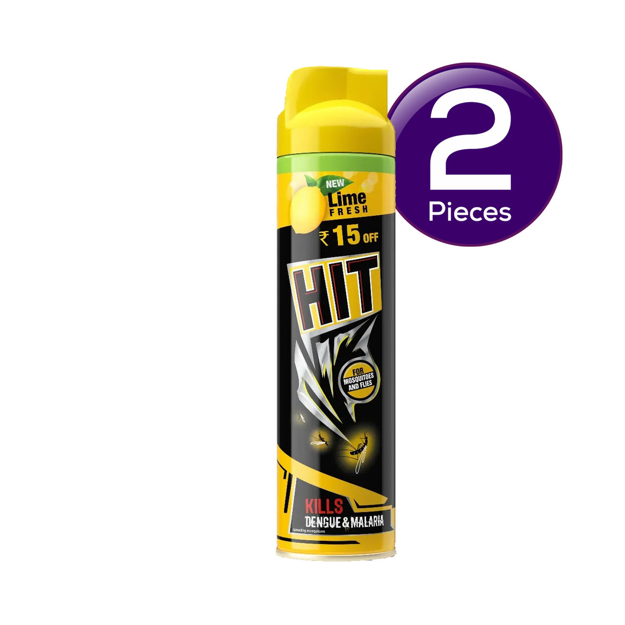 HIT Flying Insect Killer - Mosquito & Fly Killer Spray - Lime Fragrance 400 ml Combo
