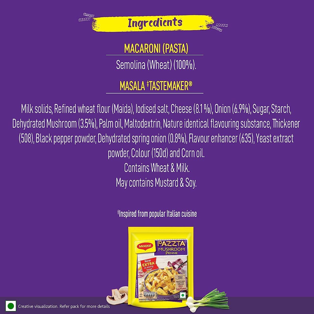 Maggi Pazzta Mushroom