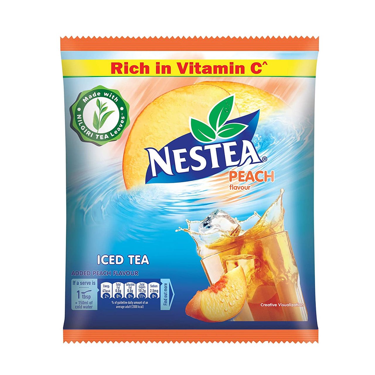 Nestea Peach Iced Tea Premix - Refreshingly Good Pouch