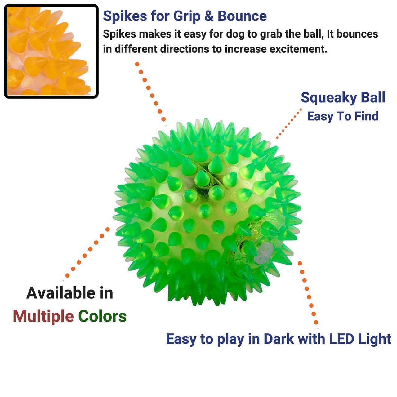 Nootie Spike Ball ( Assorted Colors)