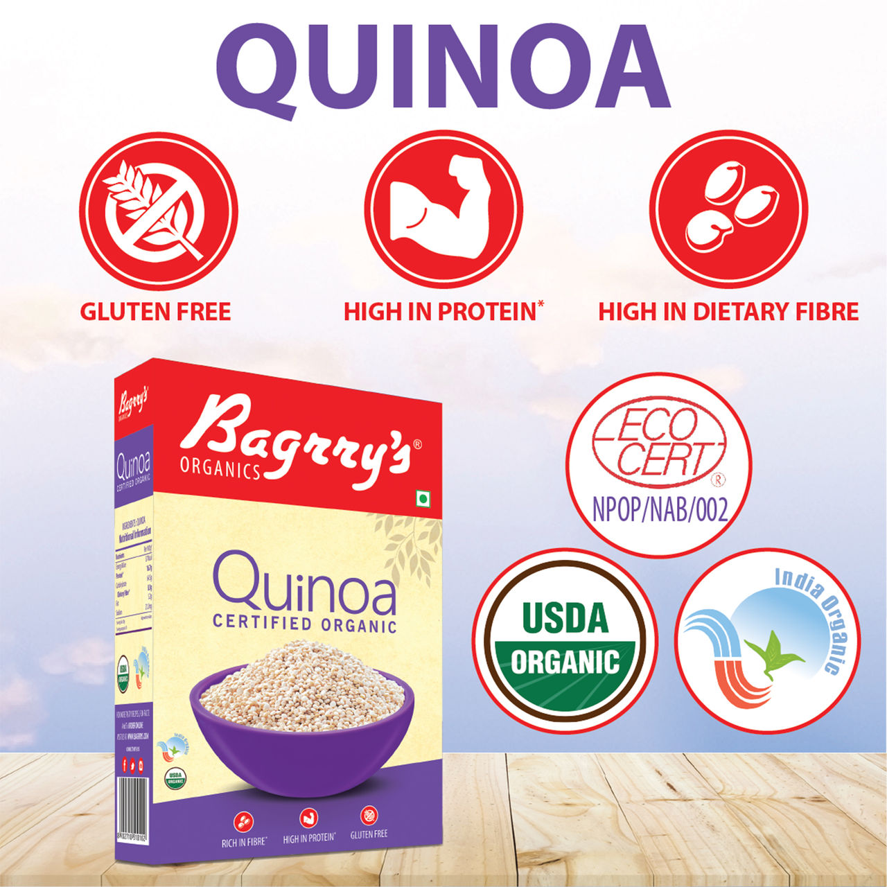Bagrry's Organic Quinoa 