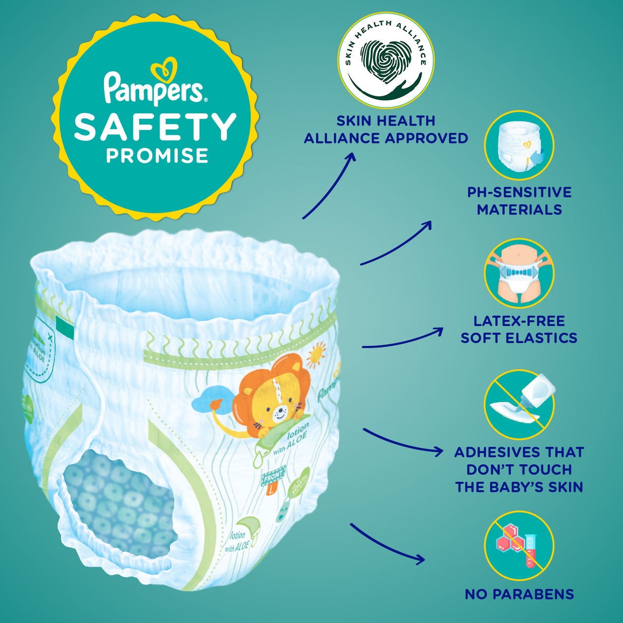 Pampers Pants - Large