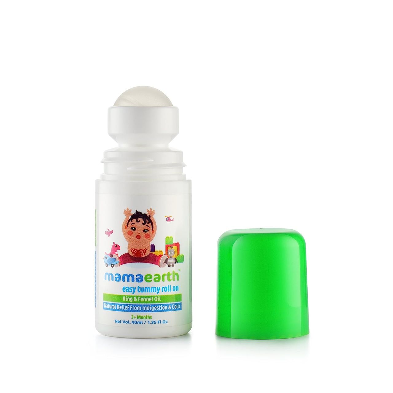 Mamaearth Digestion And Colic Relief Tummy Roll On For Kids | 3+ months