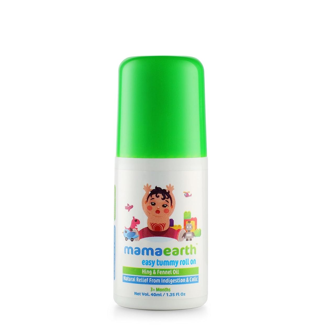 Mamaearth Digestion And Colic Relief Tummy Roll On For Kids | 3+ months