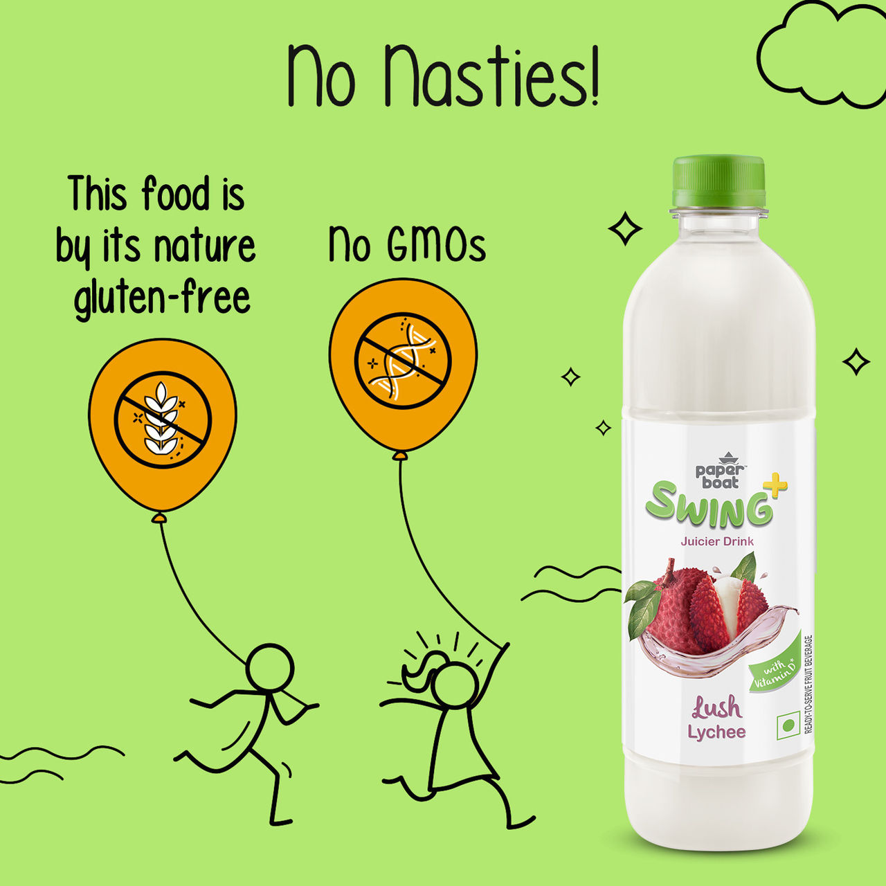 Paper Boat Swing Lychee Fruit Juice