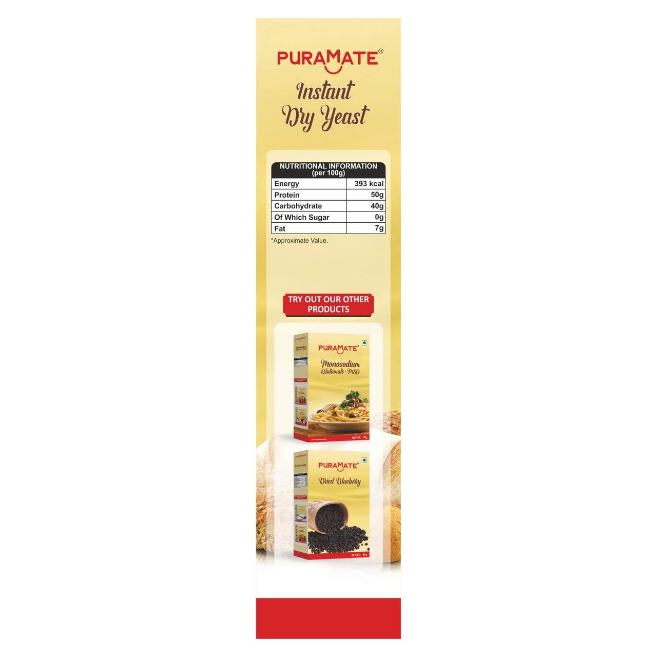 Puramate Instant Dry Yeast