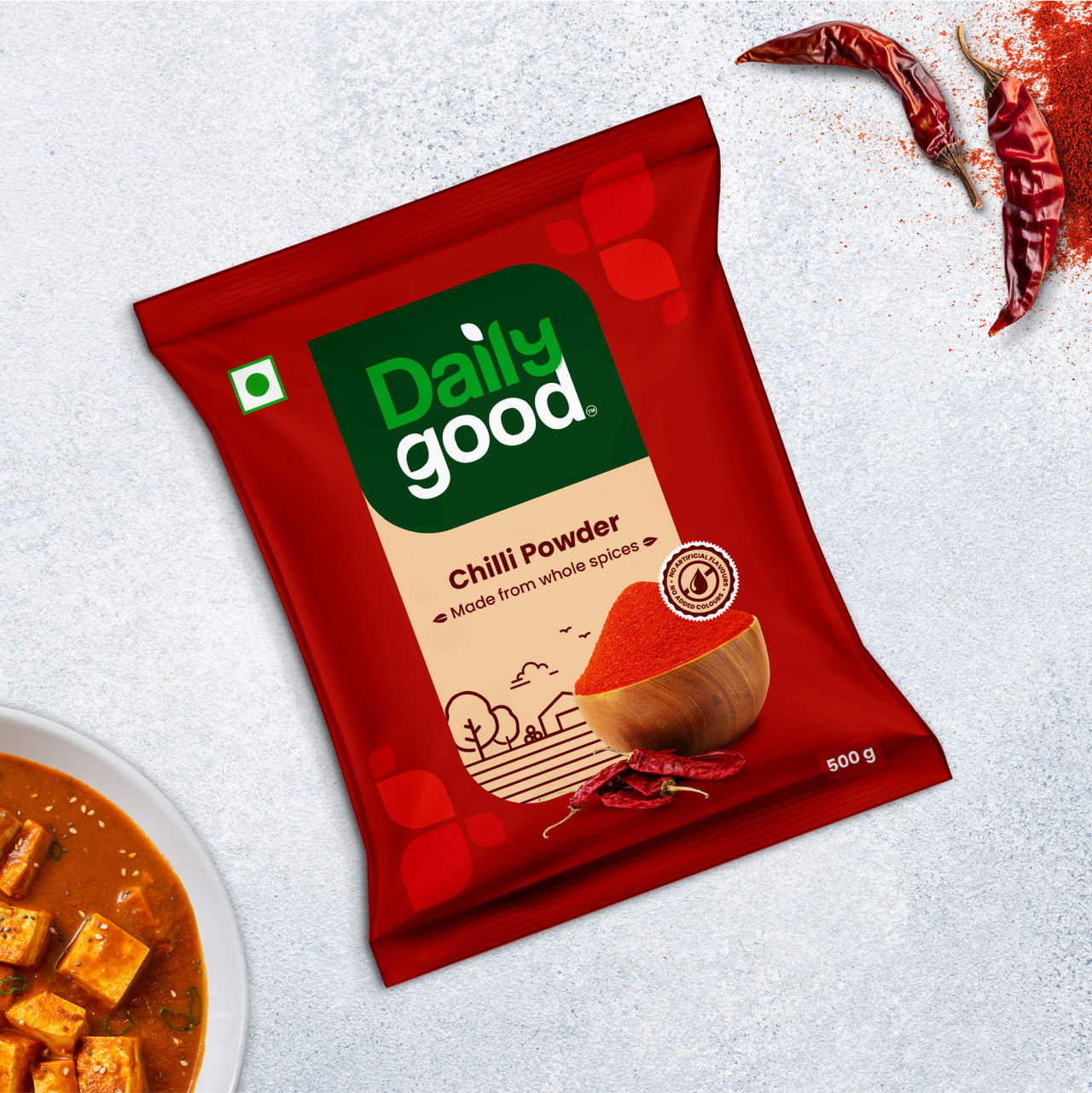 Daily Good Red Chilli/Lal Mirch Powder 500 g Combo