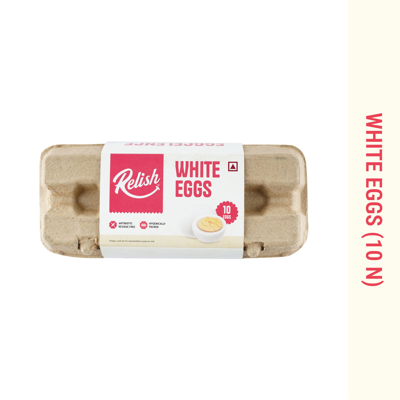 Lifelong Egg Boiler 360-Watt (Transparent And Silver Grey)(1pc) & Relish White Eggs(10pc) Combo