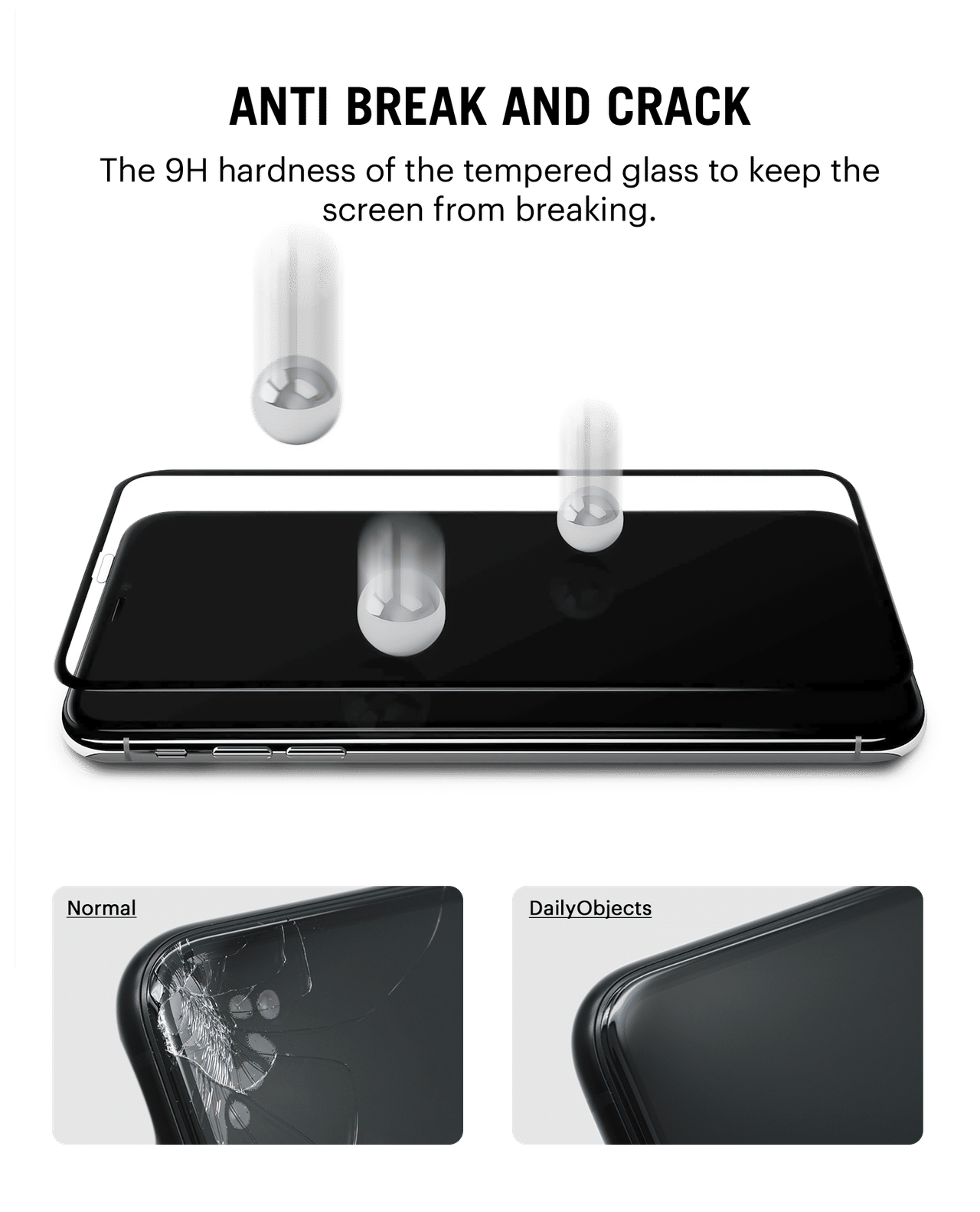 DailyObjects Samsung Galaxy S24 - 9D Tempered Glass Screen Protector