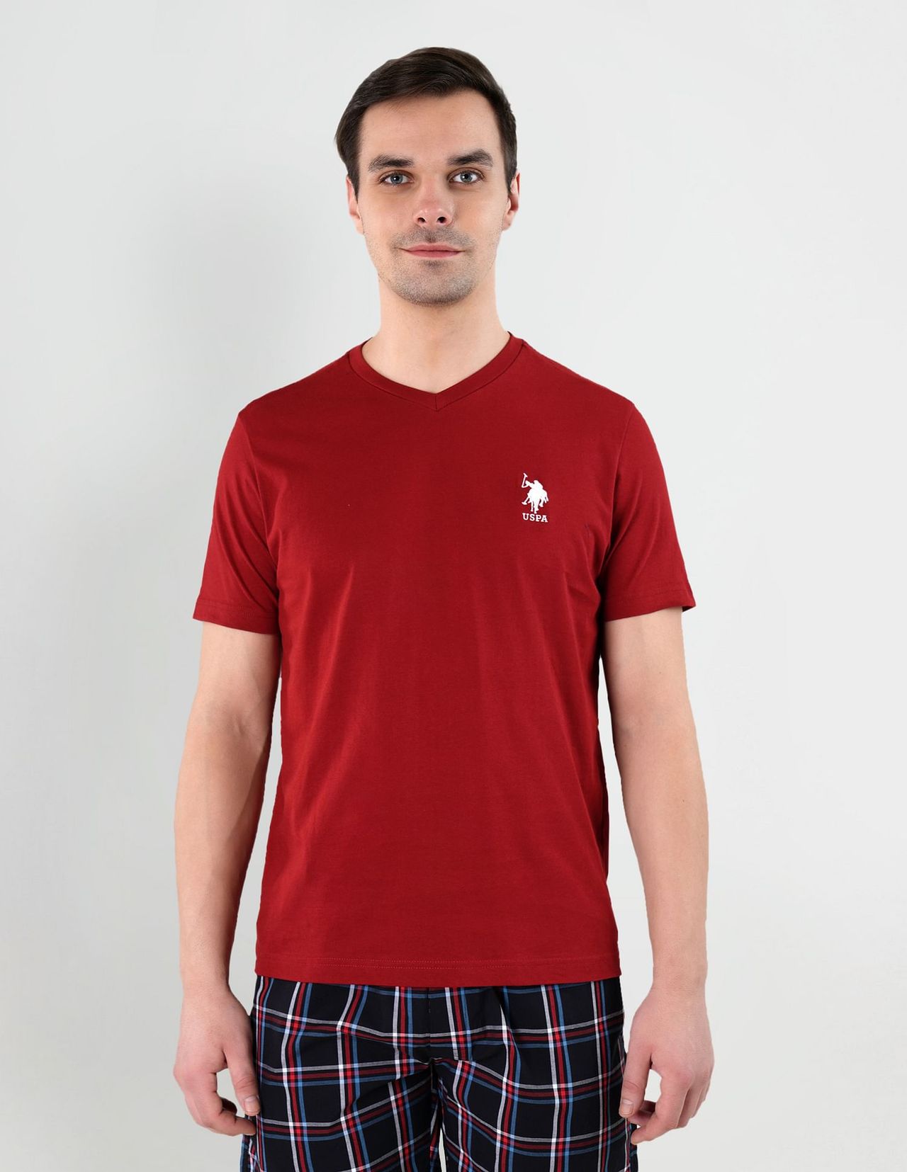 U.S. Polo Assn. Men's T-shirt | Maroon - M