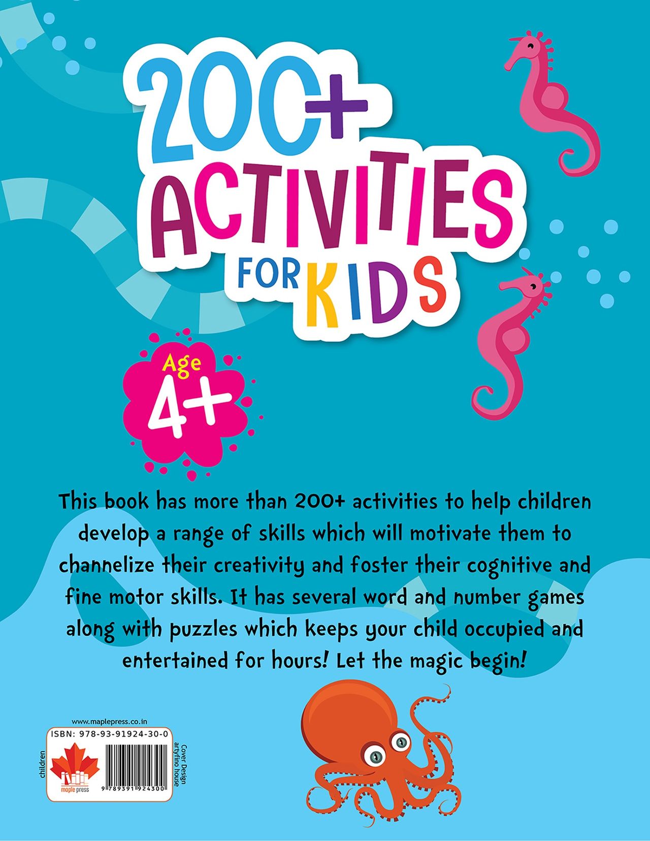 Brain Activity Book for Kids - 200+ Brain Boosting Activities for Age 4+