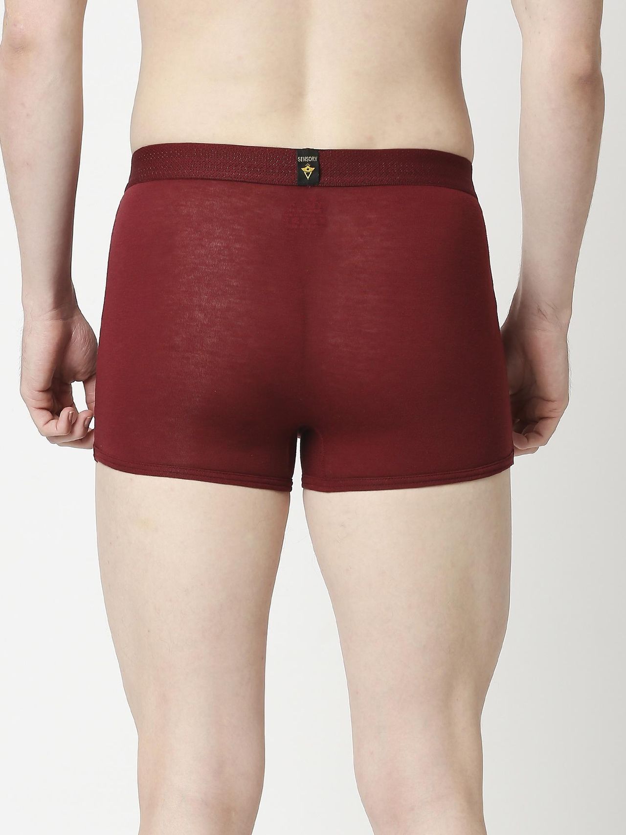 Vip Mens Trunk Sensory | Pack of 2 | M | Black | Maroon