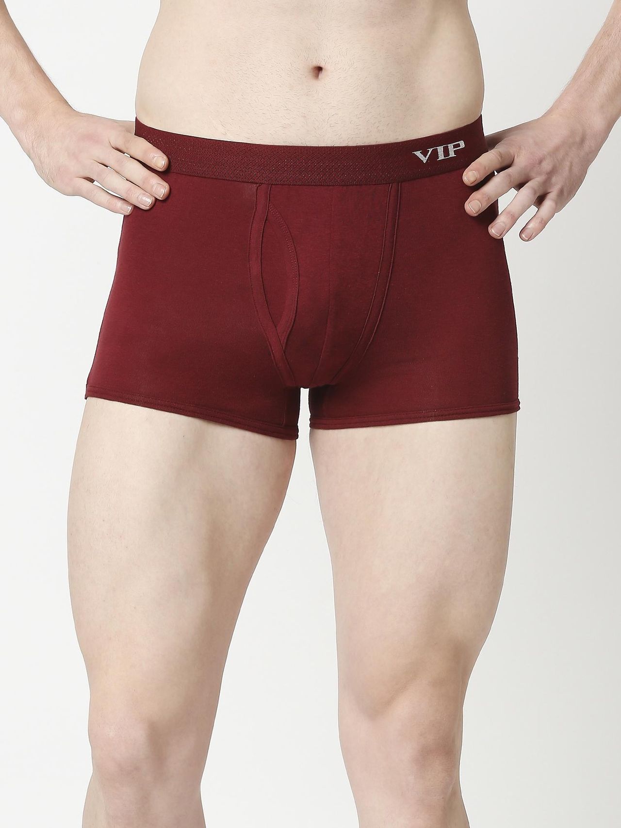 Vip Mens Trunk Sensory | Pack of 2 | M | Black | Maroon