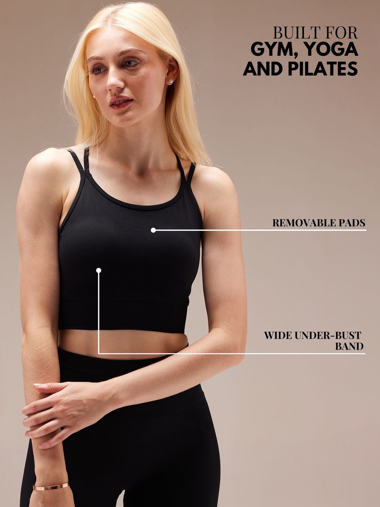 Cava Women's Brami Super Stretch | Black - XXL