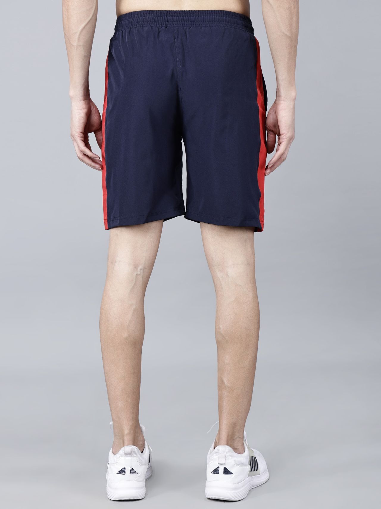 Texfro Men's Solid Knee Length Sports & Regular | Shorts with Side Pockets - Navy | XL